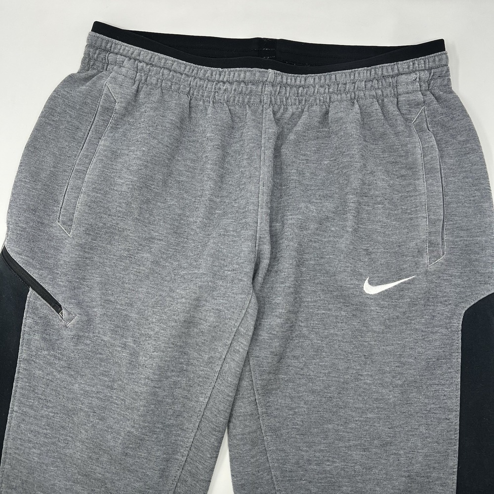Nike Dry Pants Womens Large Black Gray Showtime Sweatpants Jogger 930767-032